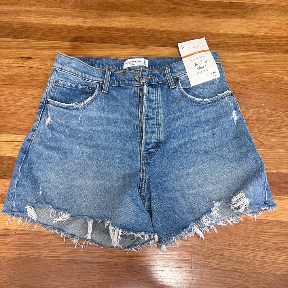 Abercrombie and Fitch Jean Dad Shorts *BRAND NEW*